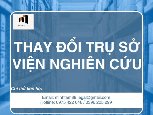 Thay đổi trụ sở Viện nghiên cứu