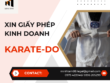 Xin giấy phép kinh doanh hoạt động karate-do