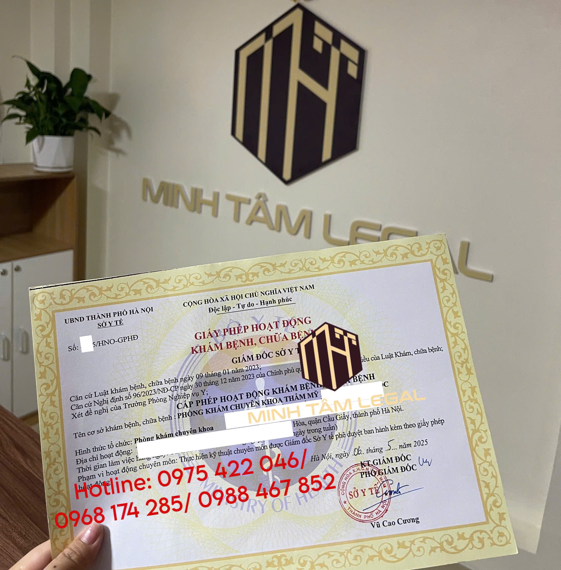 giấy phép hoạt động phòng khám