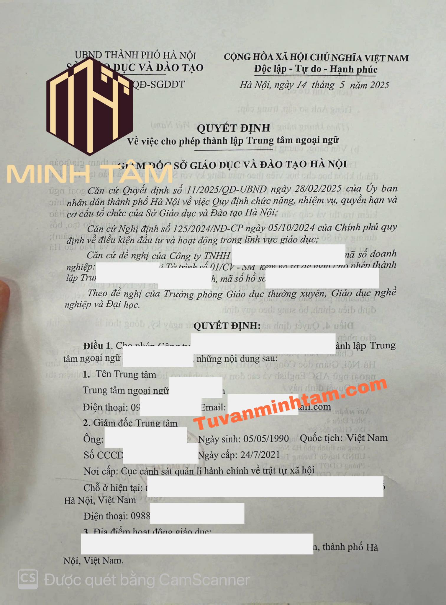 Thủ tục thành lập trung tâm ngoại ngữ