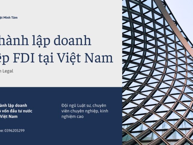 Thành lập doanh nghiệp FDI tại Việt Nam