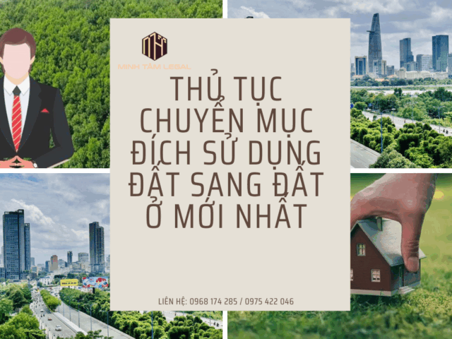 Thủ tục chuyển mục đích sử dụng đất mới nhất 2025